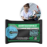 Surviveware Biodegradable Wipes Men or Women - Shower Wet Wipes Face, Body & Butt - Outdoors, Travel, Camping & Post Workout - Total of 32 Wipes - 32 Count, Pack of 1