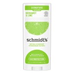 Schmidt\'s Aluminum Free Natural Deodorant For 24 Hour Odor Protection and Freshness, Bergamot + Lime Vegan, Certified Cruelty Free, 3.25 oz