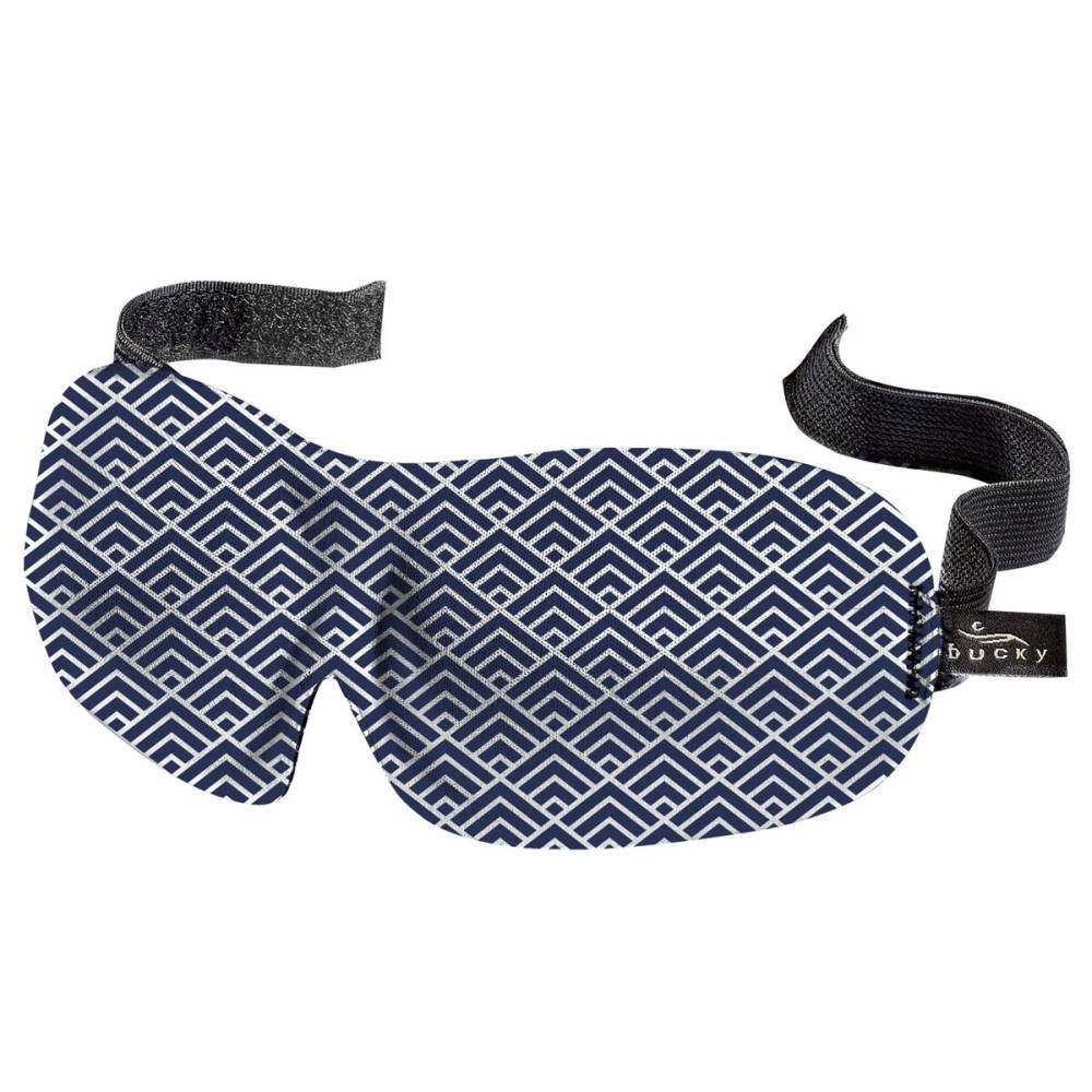 Bucky 40 Blinks No Pressure Printed Eye Mask for Travel & Sleep, Geo Tri, One Size