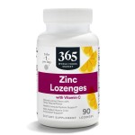 365 by Whole Foods Market, LOunceenges Zinc Vitamin C, 90 Count