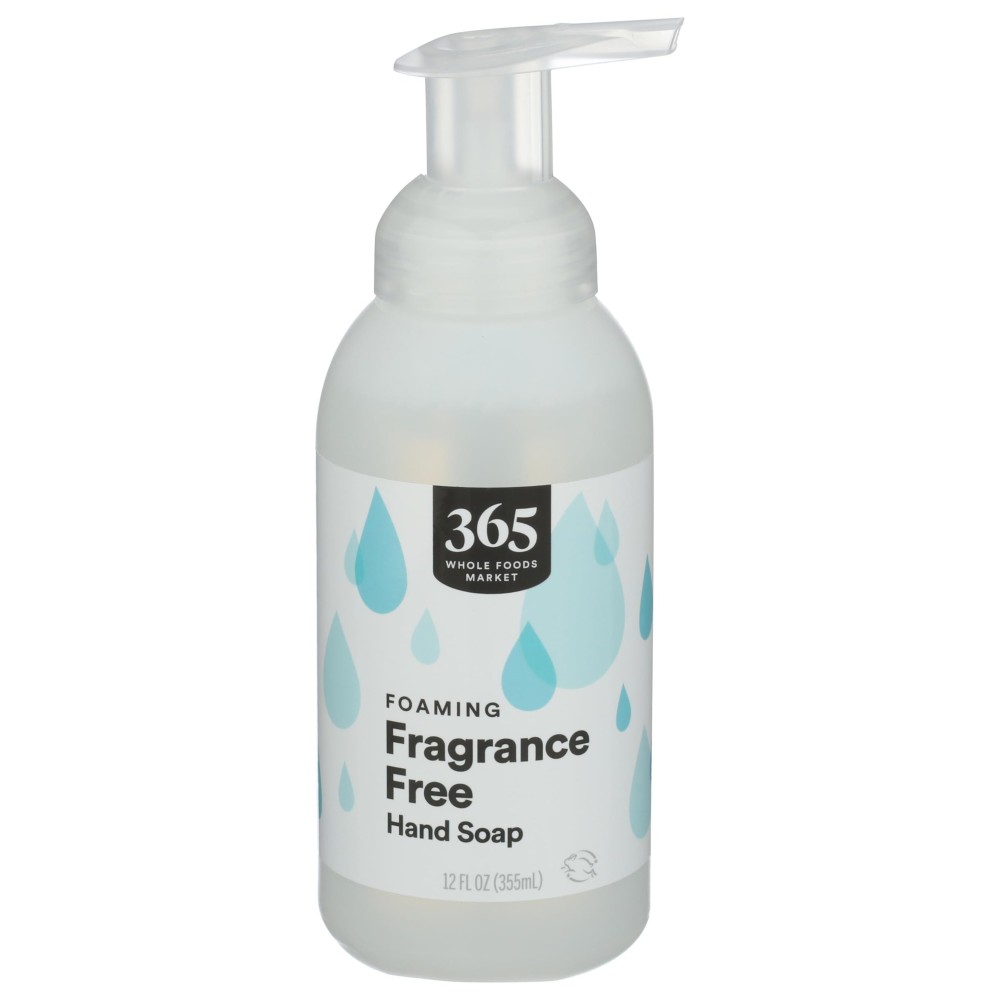 365 by Whole Foods Market, Foaming Hand Soap, Fragrance Free, 12 Fl Oz