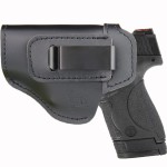 IWB Leather Holster for Inside Waistband Concealed Carry Fits:S&W M&P Shield-Glock19 26 29 30 32 43-Beretta Px4-RUGER EC9s-SIG-HK-Taurus-XDS or Similar Sized Handguns
