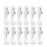 12 Pcs Empty Bottle Travel Soap Bottle | Plastic Foam Dispenser Bottle | Mini Foaming Soap Pump Dispenser for Cleaning, Travel, Cosmetics Packaging (2 oz)