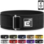 Self-Locking Weight Lifting Belt - Premium Weightlifting Belt for Serious Functional Fitness, Power Lifting, and Olympic Lifting Athletes (Large, Black)