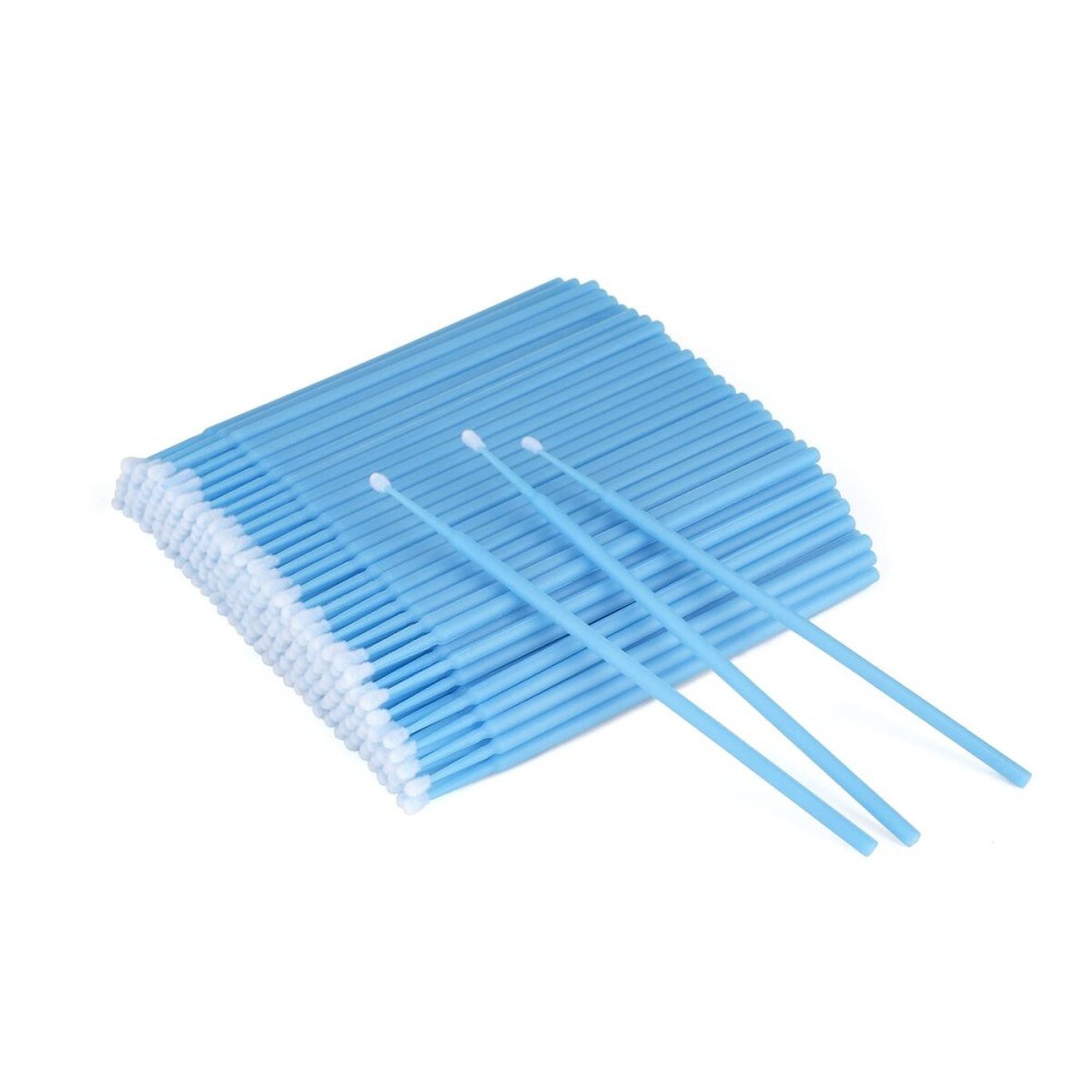 G2PLUS 500PCS Cotton Swabs, Disposable Micro Applicators Brush for Makeup and Personal Care Cosmetic Brush, Micro Swabs for Eyelash Extensions, Nails, Eyeliner (Head Diameter: 2.5mm/0.098\'\')
