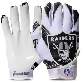 NFL Oakland Raiders Youth Medium Receiver Gloves