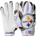 NFL Pittsburgh Steelers Youth Medium Receiver Gloves