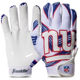 NFL New York Giants Youth Medium Receiver Gloves