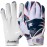 NFL New England Patriots Youth Medium Receiver Gloves
