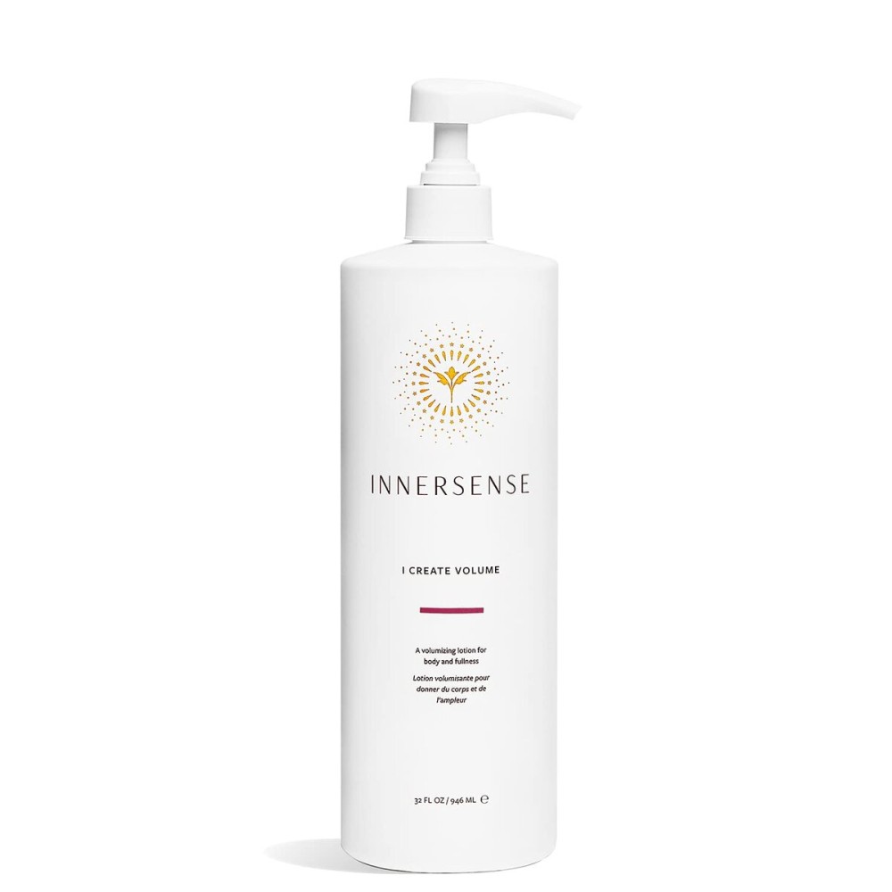 INNERSENSE Organic Beauty - Natural I Create Volume Hair Volumizing Lotion | Non-Toxic, Cruelty-Free, Clean Haircare (Pump Bottle, 32 fl oz | 946 ml)