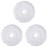 3 Pack Mop Head Replacement Spin Mop Replacement Head Microfiber Spin Mop Refills Easy Cleaning Round Shape Standard Size