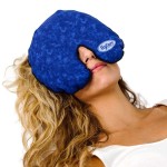 MyCare Hot Cold Face Mask with Washable Cover - Reusable Natural Relief for Migraine, Sinus, Headache, and Stress