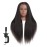 Hairginkgo Mannequin Head 26-28 Super Long Synthetic Yaki Fiber Hair Manikin Head Styling Hairdresser Training Head Cosmetology Doll Head for Cutting Braiding Practice with Clamp (91806BY0220)