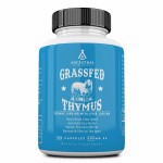 Ancestral Supplements Grass Fed Ovine (Sheep) Thymus Glandular Extract, 3000mg, Histamine, Energy, Allergy and Immune Support Supplement with Grass Fed Beef Liver, Non GMO, 180 Capsules
