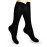 SocksLane Cotton Compression Socks for Women & Men. 15-20 mmHg Support Knee-High Black M/L