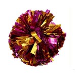 PUZINE 2pack 13 Cheerleading Pom Poms with New Handle for Team Spirit Sports Dance Cheering Kids AdultsPink and Gold