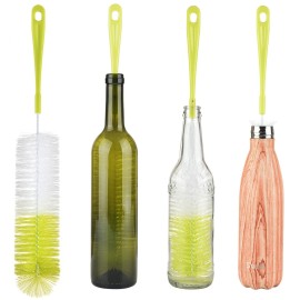 ALINK 16 inch Long Bottle Brush Cleaner for Washing Wine/Beer/Sport Well/Thermos/Glass, Hummingbird Feeder and Long Narrow Neck Sport Bottles
