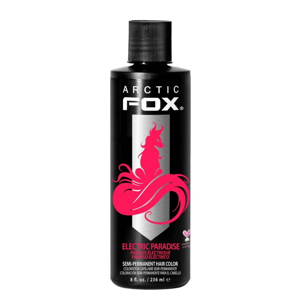 ARCTIC FOX Vegan and Cruelty-Free Semi-Permanent Hair Color Dye (8 Fl Oz, ELECTRIC PARADISE)