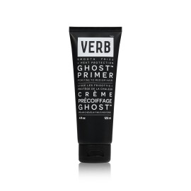 VERB Ghost Primer Heat Protectant, 4 fl oz - Infused with Moringa Oil - Frizz Control Styling Cream - Vegan, No Parabens or Harmful Sulfates