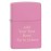 Zippo Lighter - Personalized Custom Message Engraved Windproof Classic Pocket Lighter Pink Matte