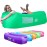 WEKAPO Inflatable Lounger Air Sofa Hammock-Portable,Water Proof& Anti-Air Leaking Design-Ideal Couch for Backyard Lakeside Beach Traveling Camping Picnics & Music Festivals (Green)