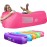 WEKAPO Inflatable Lounger Air Sofa Hammock-Portable,Water Proof& Anti-Air Leaking Design-Ideal Couch for Backyard Lakeside Beach Traveling Camping Picnics & Music Festivals (Pink)