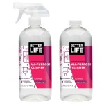 Better Life All Purpose Cleaner - Multipurpose Home and Kitchen Cleaning Spray for Glass, Countertops, Appliances, Upholstery- Multi-surface Spray Cleaner - Currant and Citrus, 32oz (Pack of 2)