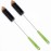 Long Bottle Brush, 17 in Bendable Cleaner Brushes for Cleaning Neck Beer Bottles, Wine, Baby Bottles, Water Bottles, Tumblers, Flask, Bird Feeder, Vase and Brewing Supplies black/2Pack