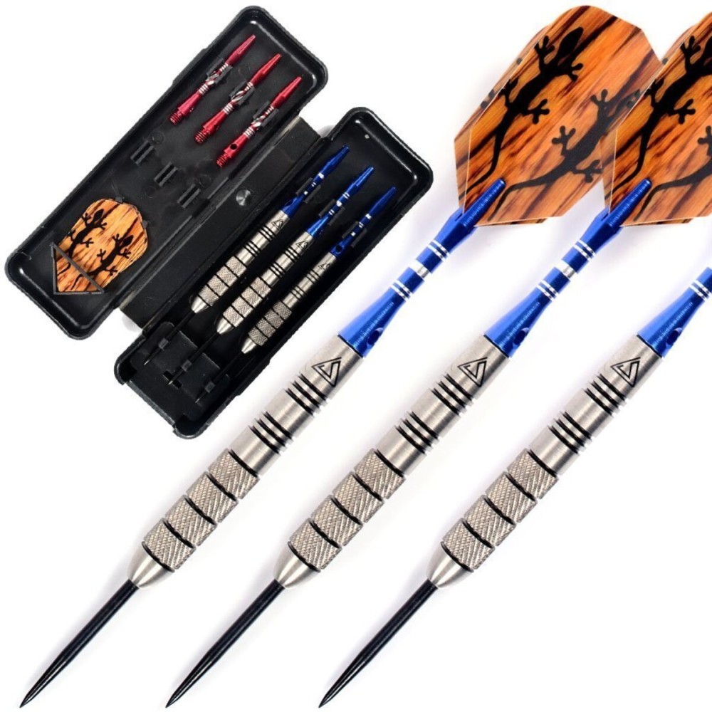 CUESOUL 28 Grams Tungsten Steel Tip Darts Set 95% Tungsten-28 Grams Tungsten Barrel