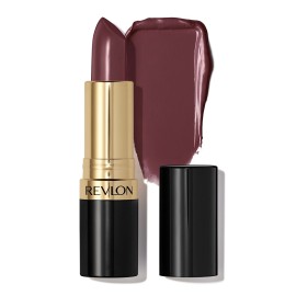 Revlon Super Lustrous Lipstick, Creamy Formula For Soft, Fuller-Looking Lips, Moisturized Feel, 045 Naughty Plum, 0.15 oz