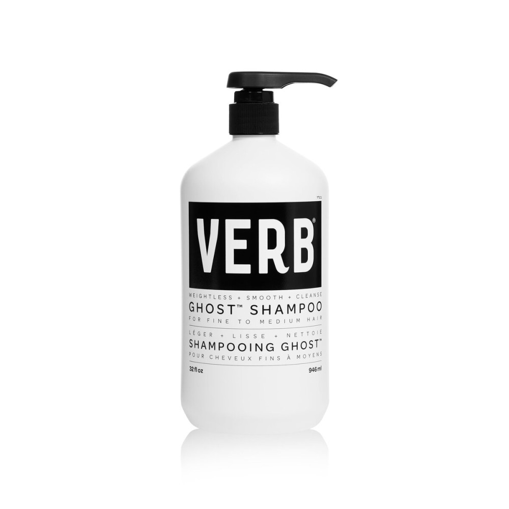 VERB Ghost Shampoo, 32 fl oz - Infused with Moringa Oil - Cleanses Fine and Weighed Down Hair - Vegan, No Parabens or Harmful Sulfates