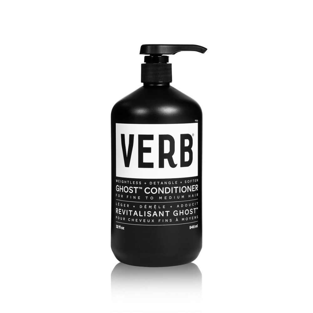 VERB Ghost Conditioner, 32 fl oz- Infused with Moringa Oil -Moisturizes Fine and Weighed Down Hair - Vegan, No Parabens or Harmful Sulfates