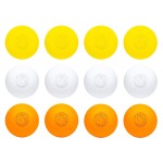 Signature Lacrosse Ball Set - Packs of 2, 4, 8, 12, and 100 - No Chemical Smell Massage Balls, Myofascial Release Tools, Back Roller, Muscle Knot Remover