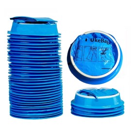 PukeBag 50 Pack Emesis Bag, Disposable Vomit Bags, Aircraft Barf Car Sickness Nausea Bags for Travel Motion Sickness