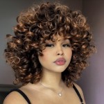 3 Packs 2X Ringlet Wand Curl Jamaican Bounce Crochet Hair 8 inch Afro Curly Crochet Hair Extensions Crochet Braiding Hair 60 Strands