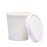 Belinlen Paper Ice Cream Cups with Paper Lids, Hot/Cold Soup Cups with Lids (White) (25, 16 oz)