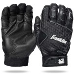 Franklin Sports 2nd-Skinz Batting Gloves Black/Black Youth XX-Small