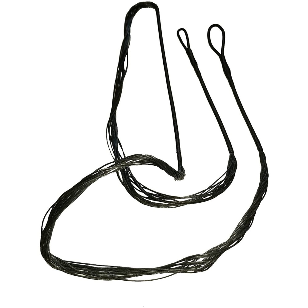 KESHES Dacron Bow String Replacement for Archery Recurve Traditional & Longbow Bows Bowstring - Sizes 12, 14, 16 Strands - Length Sizes 44-70 Inches, 2 Brass Nocks Included