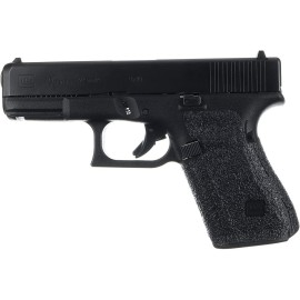 Talon Grips Adhesive Grip Compatible with Glock 19, 19 Gen5 MOS, 23, 25, 32, 38 - Made in The USA (Gen 5 Large Backstrap - Rubber Black)