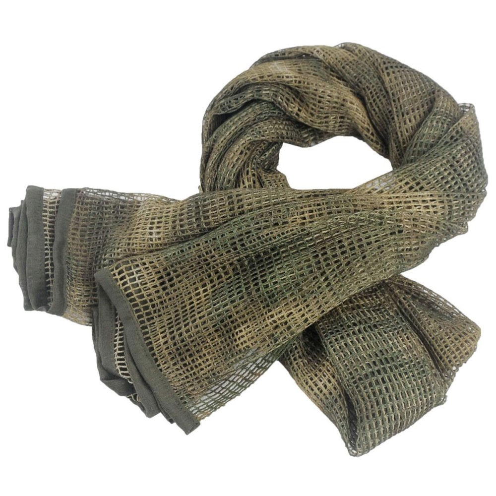 HYOUT Tactical Military Neck Scarves Woodland Camo Scarf Sniper Veil Desert Shemagh for Wargame Outdoor Sports