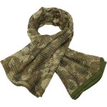 HYOUT Tactical Military Neck Scarves Woodland Camo Scarf Sniper Veil Desert Shemagh for Wargame Outdoor Sports