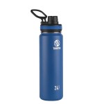 Takeya Originals 24 oz Vacuum Insulated Stainless Steel Water Bottle with Spout Lid, Navy