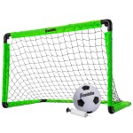 Franklin Sports 3\' Insta Soccer Goal Set, Neon Green, 36 x 24 x 24