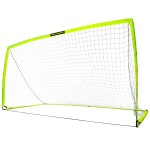 Franklin Sports Blackhawk Portable Soccer Goal, Optic Yellow, 12\' x 6\'