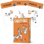 NewMe Fitness Stability Workout Cards - Instructional Fitness Deck for Women & Men, Beginner Fitness Guide to Training Exercises at Home or Gym