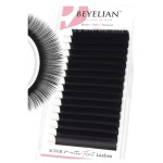BEYELIAN Ellipse Flat Lash Extension 16 Rows 0.15 D Curl 10mm Single Length Tray Flat Eyelash Extension Matte Black Classic Lash Extensions Professional Supplies