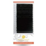 BEYELIAN Ellipse Flat Lash Extension 16 Rows 0.15/0.20 C/D Curl 7-15mm Mix & Single Length Tray, Matte Black Classic Eyelash Extensions Supplies (0.15 D 7-15mm)
