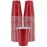 Amcrate Disposable Cups, Red 18-Ounce Plastic Party Cups, Strong and Sturdy for Wedding, Christmas, Halloween, 50 Pack