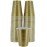 Amcrate Disposable Cups, Gold 18-Ounce Plastic Party Cups, Strong and Sturdy for Wedding, Christmas, Halloween, 50 Pack