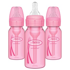 Dr. Brown\'s Options Baby Bottles, Pink, 3 Count